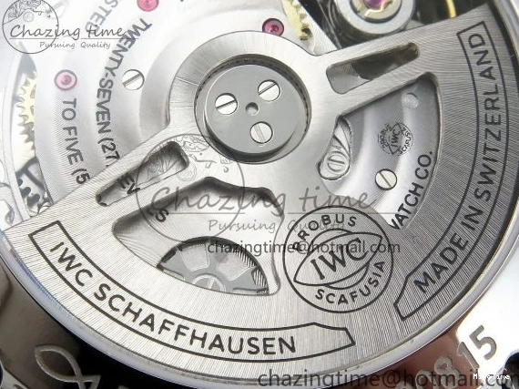 MIROTIME 0103 Casual Portuguese Chrono IW3716 Z+F 1:1 Best Edition White Dial on Blue Rubber Strap A 7016